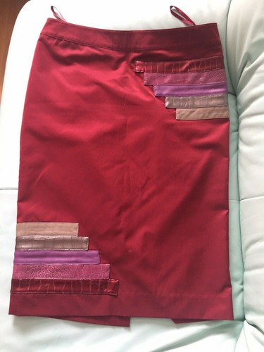 Jupe abalba moda rouge avec - jupe,