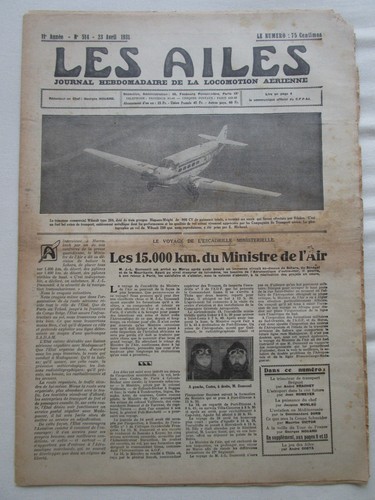 Ailes 1931 514 breguet - ailes,