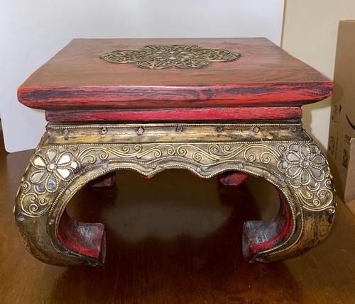 Vintage low opium side table - opium,