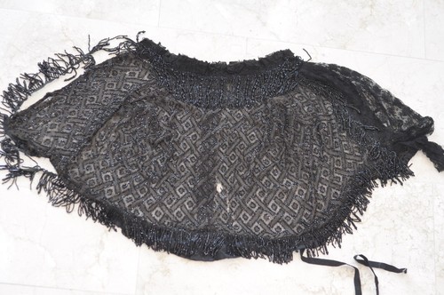 Cape ancien brodee dentelle - brodee, et