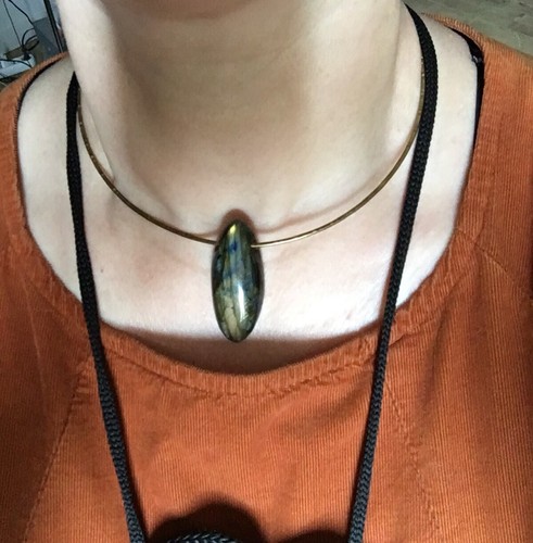 Superbe collier ouvragé - collier,