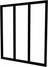 Kit fenêtre intérieure atelier K-1080-3CX-N 1080 x 932 mm PRODUIT DE BASE