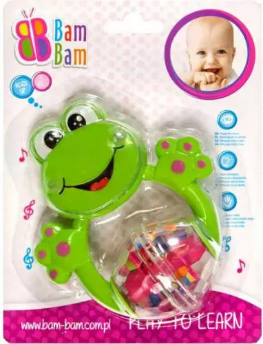 Grzechotka żaba bam - bam,
