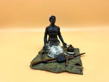 Sculpture d'un Arabe avec fusil en bronze style vienna D'après Franz Bergman