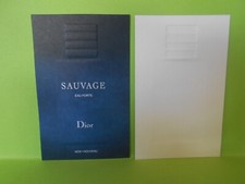 Carte publicitaire sauvage eau
