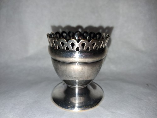 Coquetier ancien métal - coquetier, en