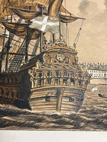Tableau gravure estampe signé - tableau,