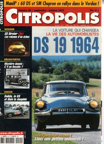 Citropolis citroen 19 - citroen, ds