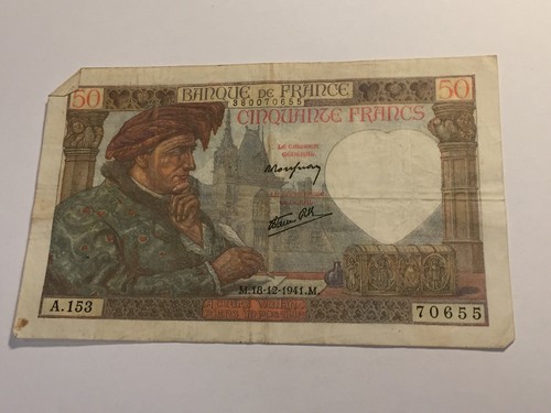 Billet france francs - billet,