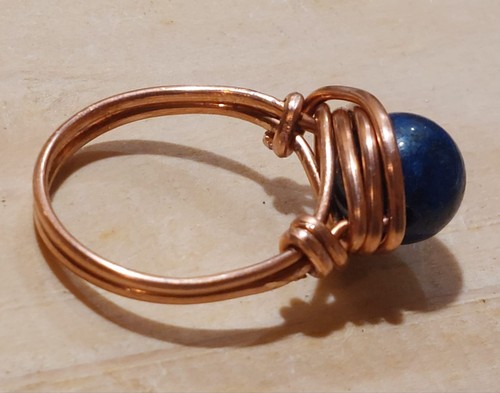 Bague artisanal cuivre - bague, en