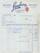 1950 PRODUITS CHIMIQUES ET D ENTRETIEN LENSBURY ETS A CAMINADE A ROANNE - M.