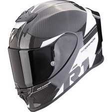 Casque De Moto Scorpion S - EXO-R1 EVO Carbone Air Rally Noir-Blanc