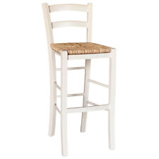 Tabouret Haut en Bois Blanc 73