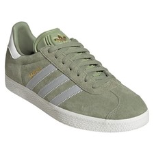 Adidas Originaux HOMME Gazelle Baskets Vert Rétro Neuf avec Étiquettes Og