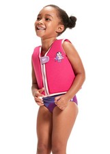 SPEEDO - LTS PRINTED FLOAT VEST - 1225214687 - PINK/PURPLE