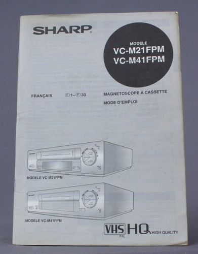 Mode emploi pour vhs - d'emploi,