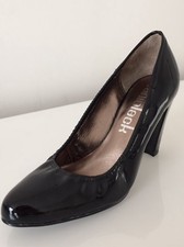 Black laquered patent leather