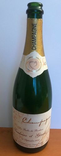 Bouteille champagne vide 75cl - champagne,