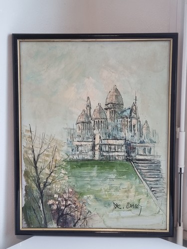Vue paris huile sur - vue, ,