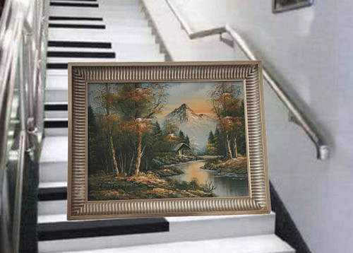 Tableau huile sur toile - huile,