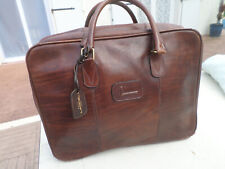 valise cabine LANCEL cuir marron vintage *  Bon état