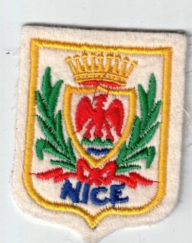 Ecusson brode nice alpes - nice,