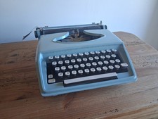 Machine à écrire Remington Holiday bleue
