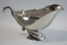 SILEA Saucière Cygne métal argenté (72306)