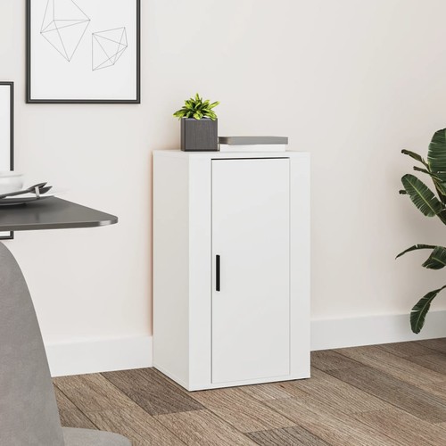 Buffet blanc 40x33x70 bois - blanc,