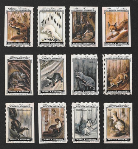 Poster stamps fur animals - poster,