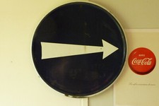 panneau routier signalisation emaillé 1963 sibille road sign panel N7 Nationale7