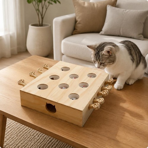 Jouet tape souris bois - en,