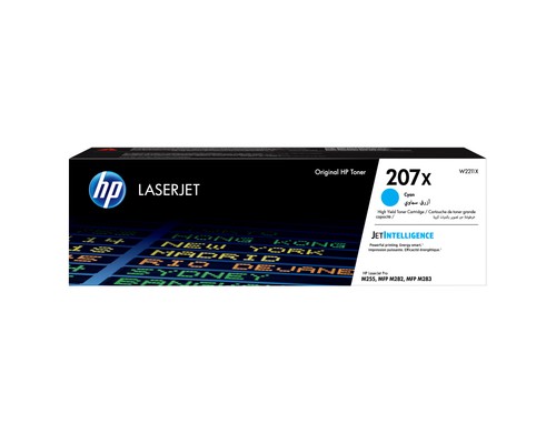 Toner cyan laserjet 207x - hp,