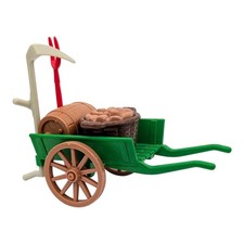 Playmobil char vert médiéval paysan château ferme lâche