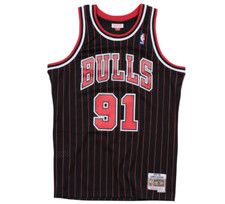 Mitchell & Ness NBA SWINGMAN Maillot 2.0 - CHICAGO BULLS Dennis Rodman Rayé