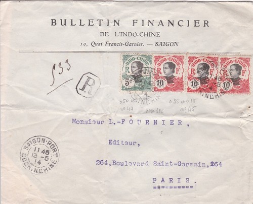 Indochine vietnam lettre - indochine,