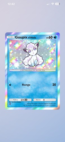 Pokémon jcc goupix alola - jcc,