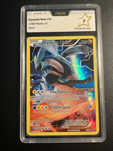 Carte pokémon kyurem - kyurem, noir