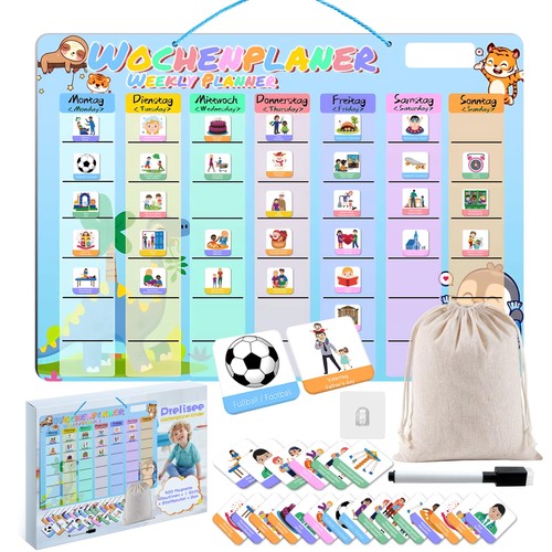 Magnetique planning semaine - magnetique,