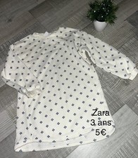 Zara 3 Ans Fille : Robe Écrue