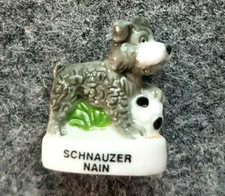 Fève - Chien - Schnauzer nain  ......    (Ref. 7398)