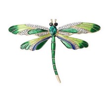 Broche bijou insecte libellule