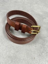 Ceinture cuir marron camel