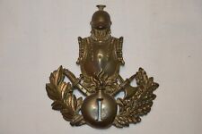PLAQUE DE SHAKO Mle 1860 GENIE-SECOND EMPIRE-CRIMEE-ITALIE-MEXIQUE-GUERRE 1870