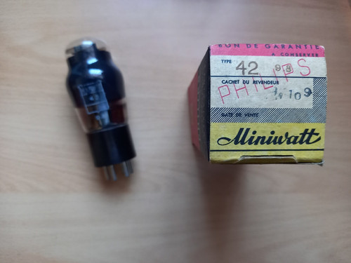 Philips miniwatt - miniwatt, (pentode)