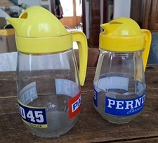 VINTAGE LOT DE 2 PICHETS PERNOD 45 PASTIS 51