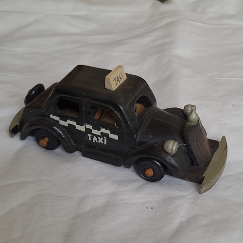 Voiture miniature bois noir - bois,