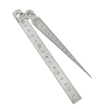 Règle Portable 6,29x0,47 Pouces 16x1,2cm Profondeur Règle Sondeur Conique Jaug