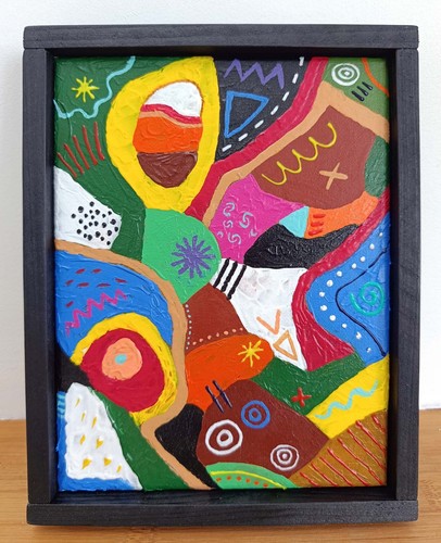 Tableau abstrait onirik - tableau, art