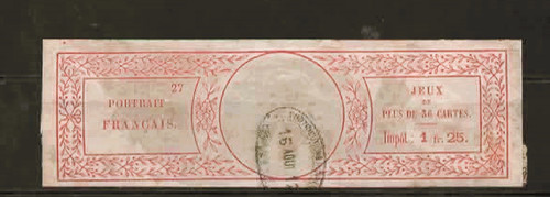 Fiscaux france cartes jouer - ,
